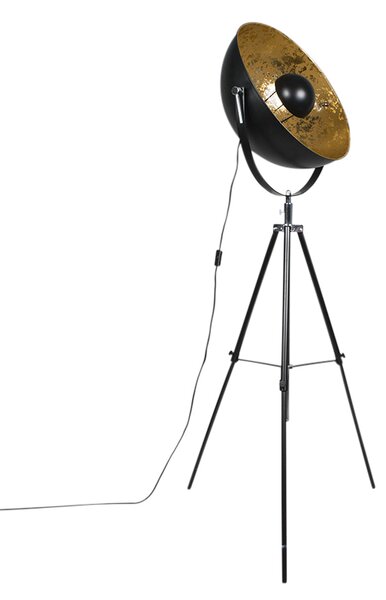 Industrijska podna lampa trostativ crna - Magna 50 Eglip