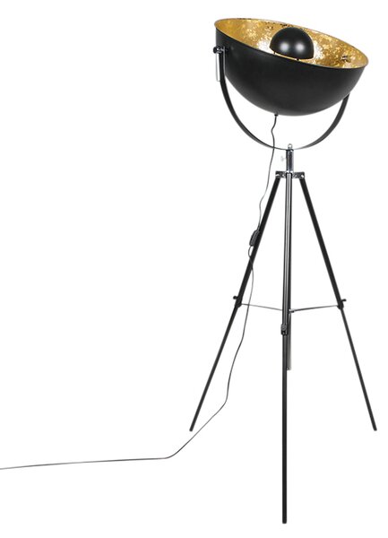 Industrijska podna lampa trostativ crna - Magna 50 Eglip