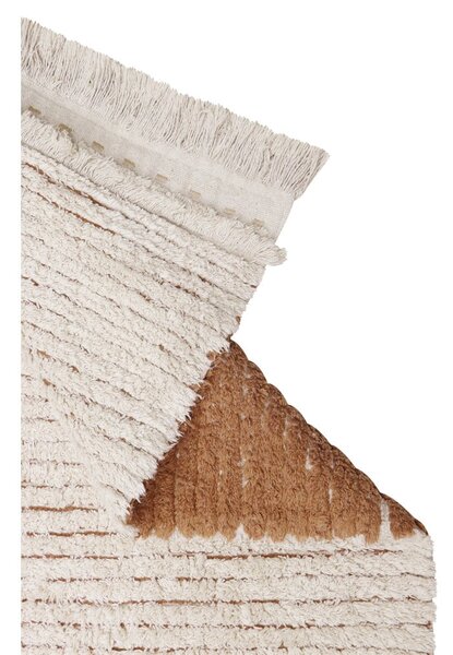 Ciglasta/bež pamučna staza 80x230 cm Duetto Toffee – Lorena Canals