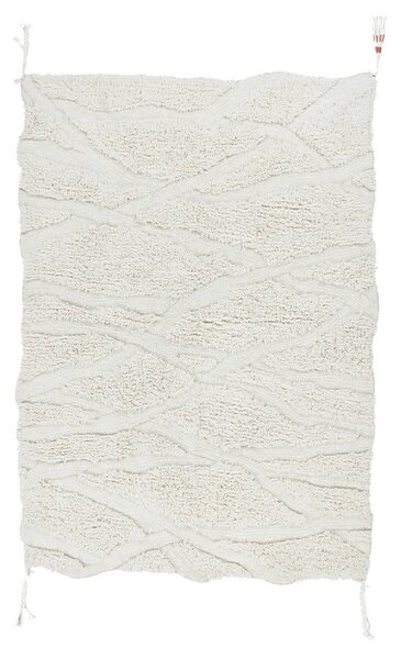 Bijeli periv/ručno rađen vunen tepih 170x240 cm Enkang Ivory – Lorena Canals