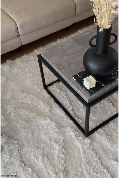 Bijeli periv/ručno rađen vunen tepih 170x240 cm Enkang Ivory – Lorena Canals