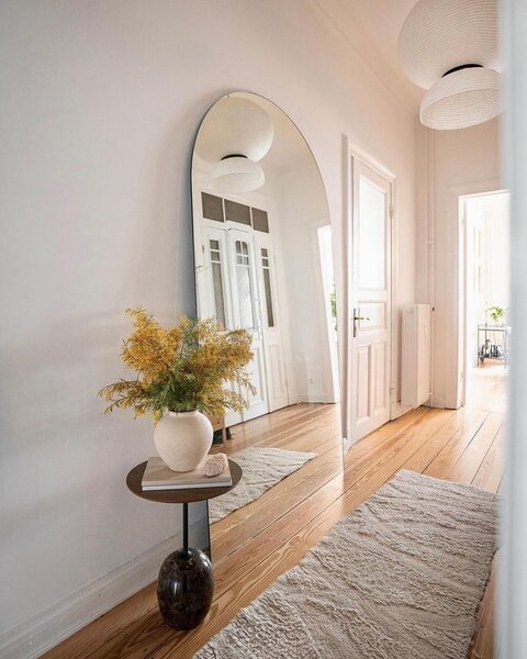 Bijela periva/ručno rađena vunena staza 70x200 cm Enkang Ivory – Lorena Canals