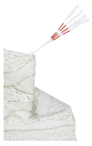 Bijela periva/ručno rađena vunena staza 70x200 cm Enkang Ivory – Lorena Canals