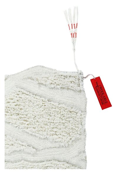 Bijela periva/ručno rađena vunena staza 70x200 cm Enkang Ivory – Lorena Canals
