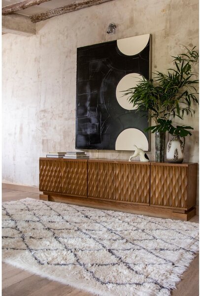 Krem periv/ručno rađen vunen tepih 140x200 cm Berber Soul – Lorena Canals