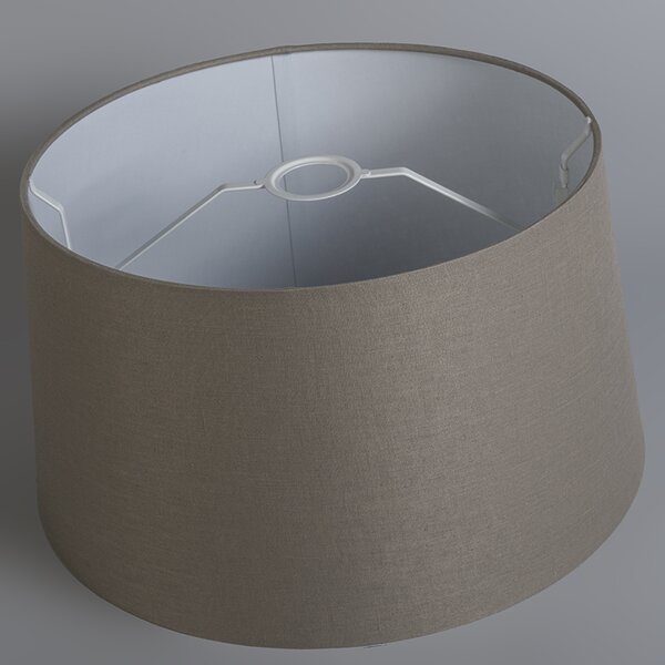 Moderna viseća svjetiljka crna s abažurom 45 cm taupe - Combi 1