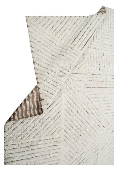 Krem periv/ručno rađen vunen tepih 170x240 cm Almond Valley – Lorena Canals