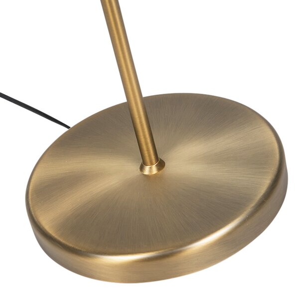 Klasična podna lampa brončane boje s podesivom bijelom sjenilom - Ladas Fix