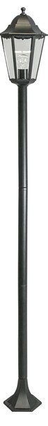 Klasična vanjska podna svjetiljka crna 170 cm IP44 - New Orleans 1