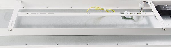 Moderna stropna svjetiljka od čelika 120 cm uključujući LED s 4-stupanjskim prigušivanjem - Liv