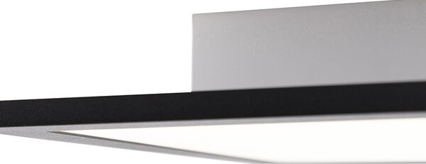 Moderna stropna svjetiljka crna 120 cm uključujući LED dim to warm - Liv