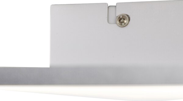 Moderna LED ploča čelik 40 cm s uključenim LED - Liv