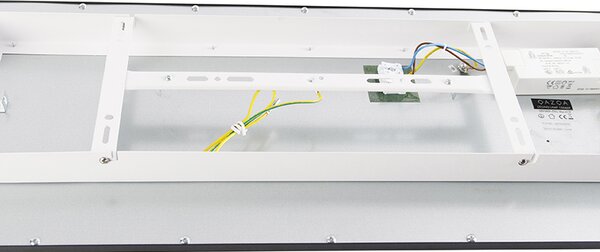 Moderna stropna svjetiljka crna s ugrađenom LED diodom 80 cm - Liv