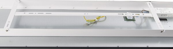 Moderna stropna svjetiljka crna uključujući LED 120 cm - Liv