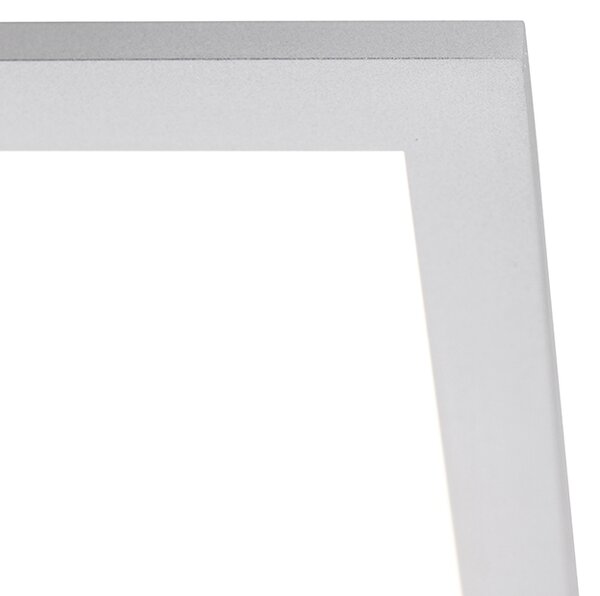 Moderna LED ploča čelik 40 cm s uključenim LED - Liv