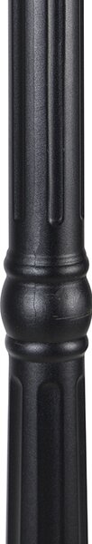 Vanjski fenjer crni 220 cm 3-svjetla IP44 - Havana