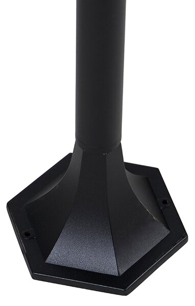 Vanjski fenjer na postolju crni 120 cm IP44 - Havana