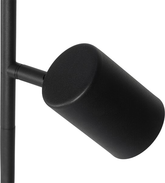Moderna podna lampa crna 3-svjetla - Jeana