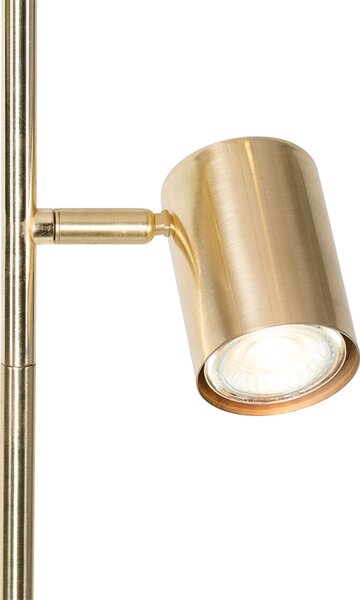 Moderna podna lampa mesingana 3-svjetla - Jeana