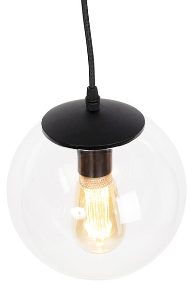 Moderna viseća svjetiljka prozirna 20 cm - Pallon