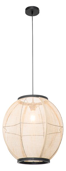 Orijentalna viseća svjetiljka smeđa 46 cm - Rob