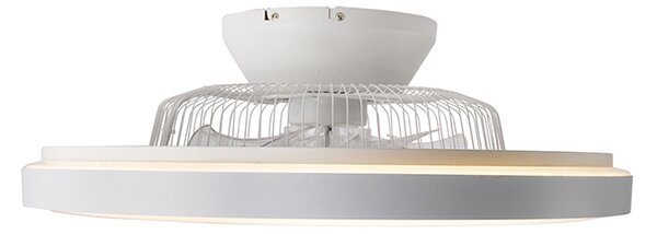 Stropni ventilator bijeli sa zvjezdanim efektom 60 cm uklj. LED prigušiva s daljinskim upravljačem - Climo