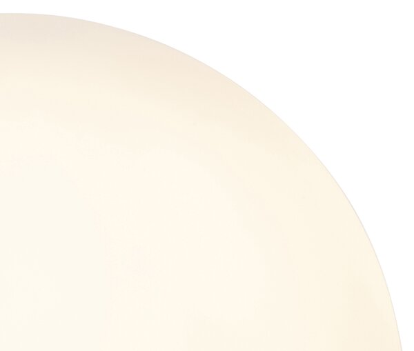 Stolna svjetiljka u stilu art deco od mesinga s opalskim staklom 45,5 cm - Pallon