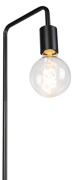 Moderna podna lampa crna - Facil