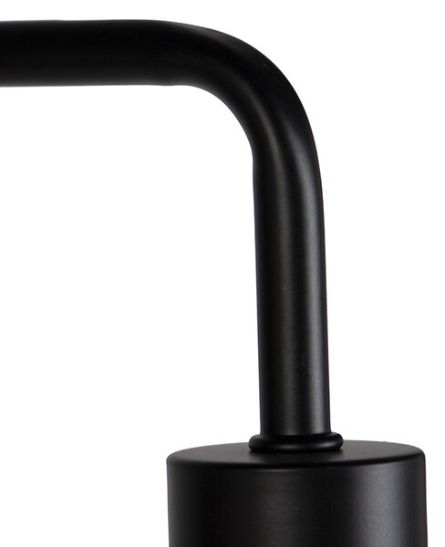 Moderna podna lampa crna - Facil