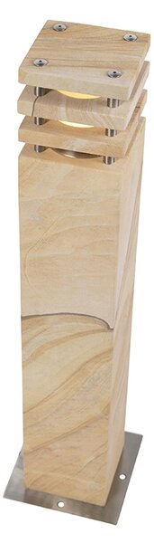 Moderna vanjska podna svjetiljka pješčanik 70 cm - Grumpy