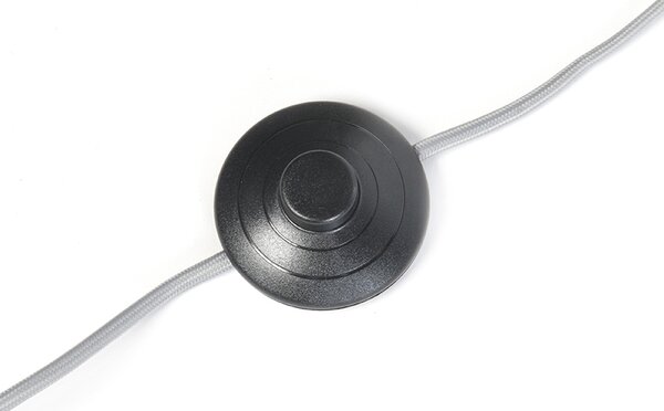Moderna lučna lampa s sivom nijansom - Bend