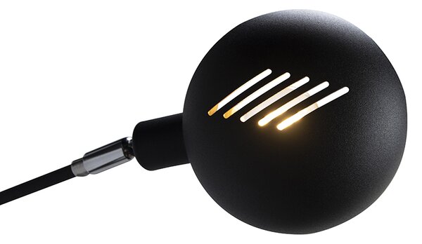 Dizajnerska podna lampa crna 5-svjetla - Sixties Marmo