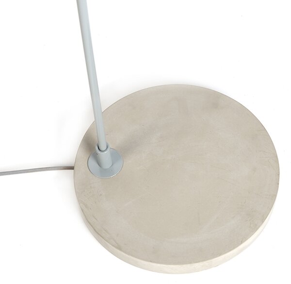 Moderna lučna lampa s sivom nijansom - Bend