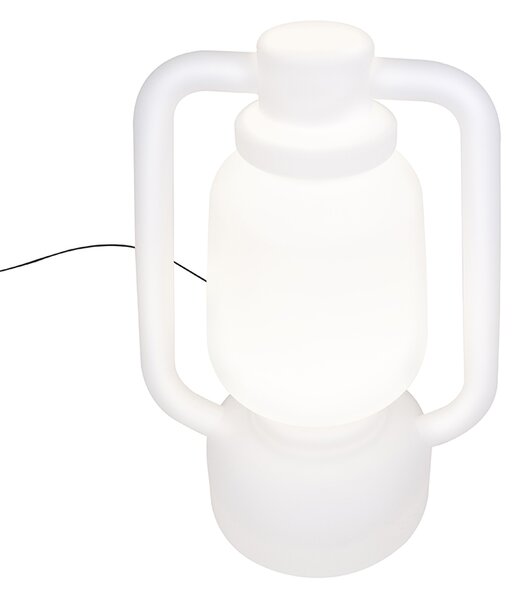 Podna svjetiljka bijela 110 cm IP44 - Storm Extra Large