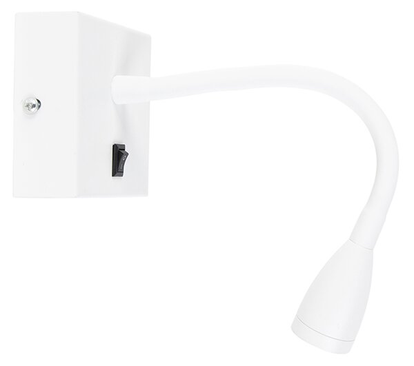 Moderna fleksibilna zidna svjetiljka bijela LED - Flex