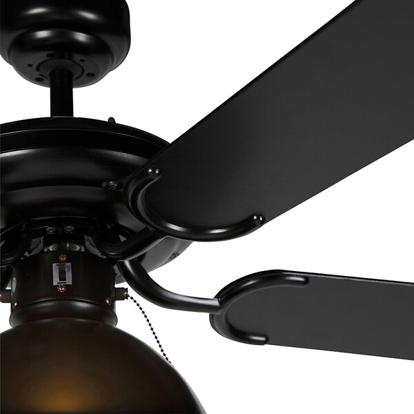 Stropni ventilator crni s bež 130 cm s poteznim prekidačem - Mistral Magna