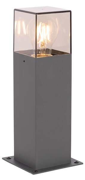 Moderna vanjska podna svjetiljka 30 cm tamno siva IP44 - Denmark