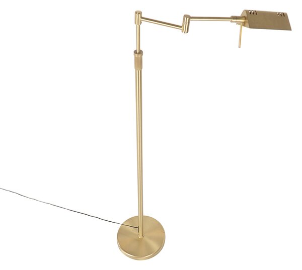 Podna lampa mesingana uključujući LED s dodirnim prigušivačem - Notia