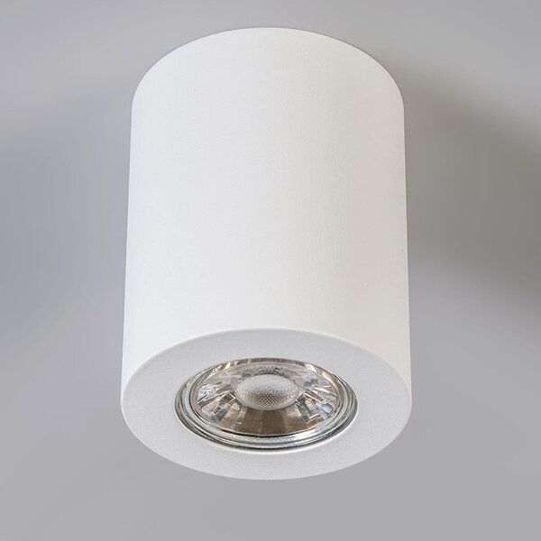 Moderni reflektor bijele boje 7,5 cm - Tuba