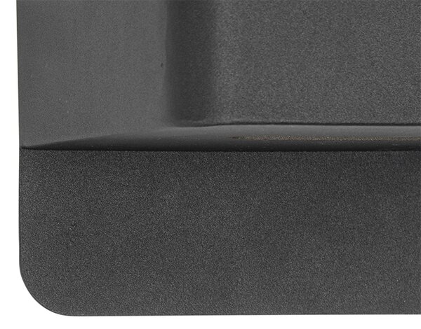 Moderna zidna svjetiljka crna uključujući LED s USB-om i prekidačem - Ted