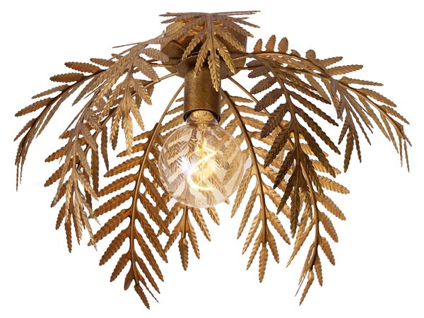 Vintage stropna svjetiljka zlatna 45 cm okrugla - Botanica