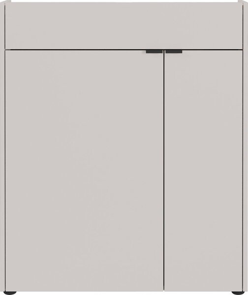 Krem ormarić u mat dekoru 83x99x22 cm Ameca – Germania