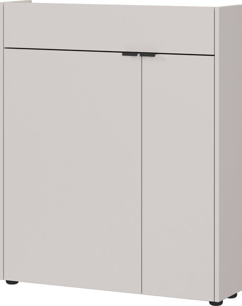 Krem ormarić u mat dekoru 83x99x22 cm Ameca – Germania