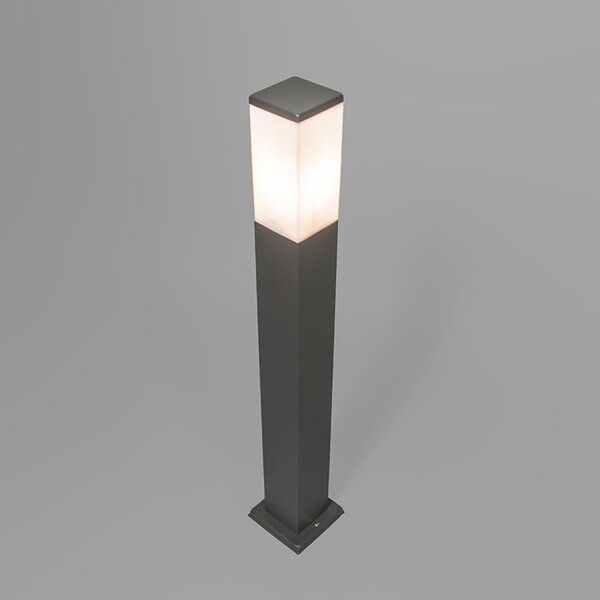 Vanjska lampa antracit 80 cm IP44 - Malios s tlo-špicom i uvodnikom za kabel
