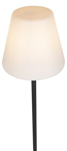 Moderna vanjska podna lampa crna - Virginia
