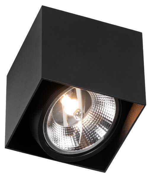 Dizajnerski reflektor crni kvadratni AR111 - Box
