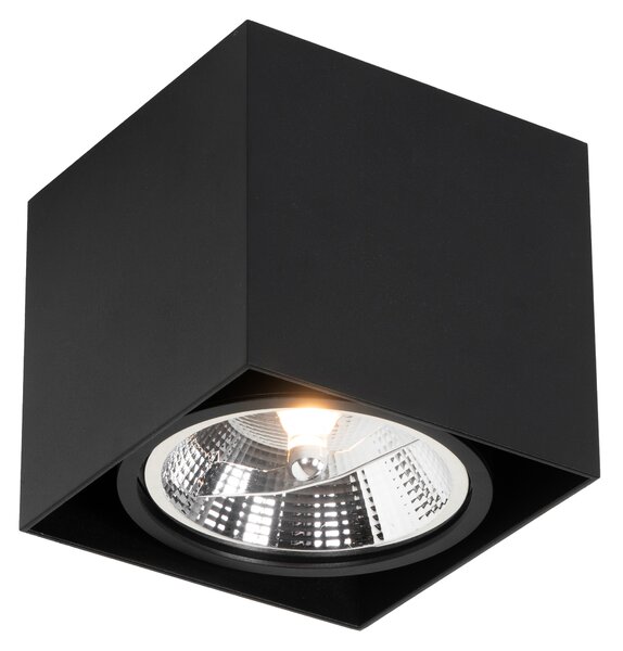 Dizajnerski reflektor crni kvadratni AR111 - Box