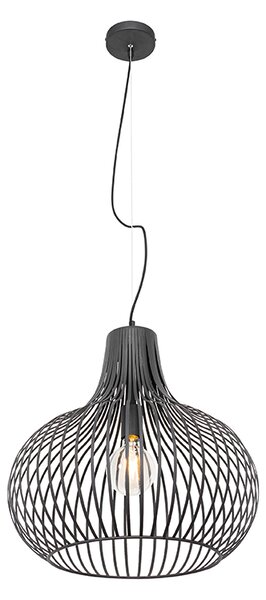 Moderna viseća svjetiljka crna 48 cm - Saffira
