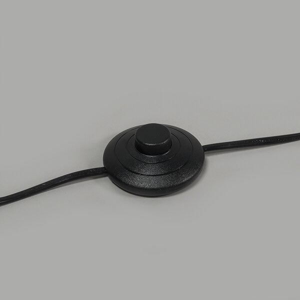 Podna lampa mesing s zelenim sjenilom 50 cm - Kaso