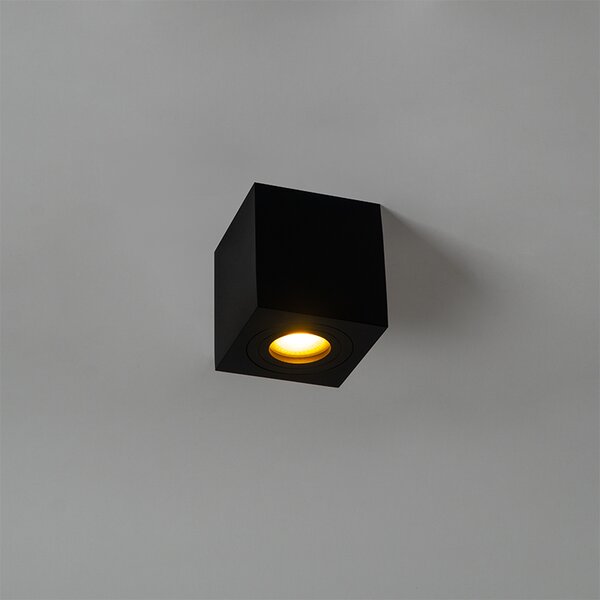 Moderno kvadratno kupaonsko reflektorsko svjetlo crno - Capa